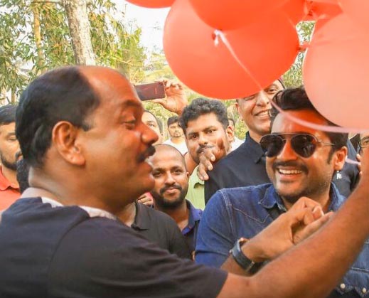 Tamil Actor Suriya & Jyothika In Kerala