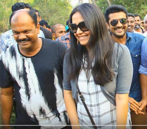 Tamil Actor Suriya & Jyothika In Kerala