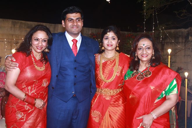 Actor YG Mahendra son Harshavardhan's Wedding