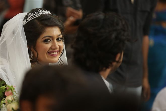 Chiranjeevi Sarja And Meghana Raj Christian Wedding