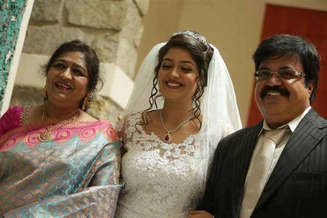 Chiranjeevi Sarja And Meghana Raj Christian Wedding