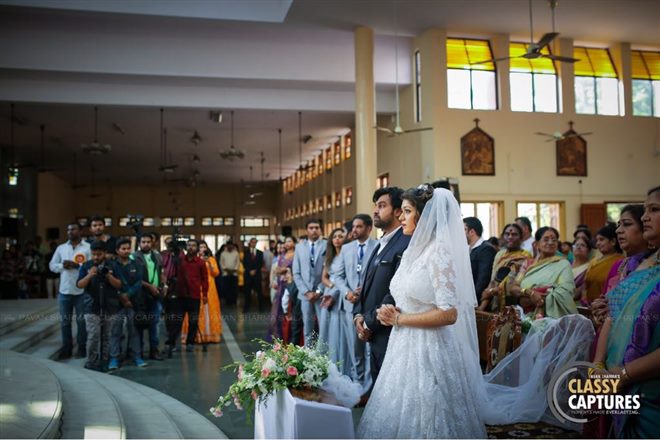 Chiranjeevi Sarja And Meghana Raj Christian Wedding
