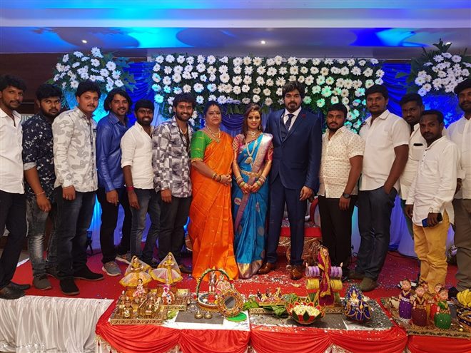 Rajahuli Fame Kannada Actor Harsha Engagement