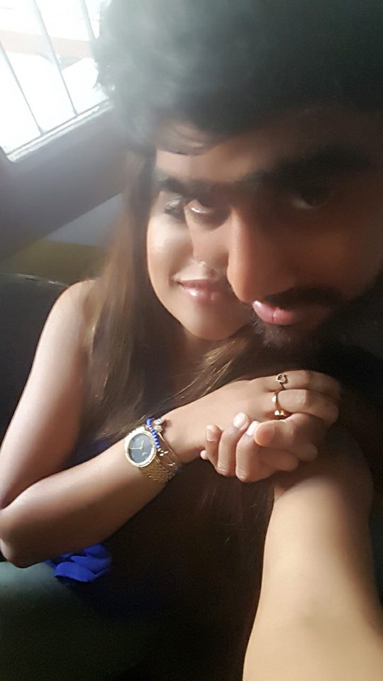 Sri Reddy Romantic Photos With Abhiram Again