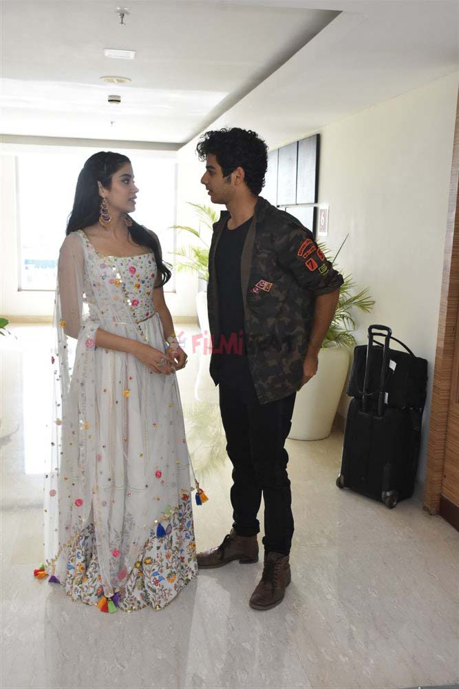 Jhanvi Kapoor & Ishan Khattar Promotion Photoshoot For Dhadak In New Delhi