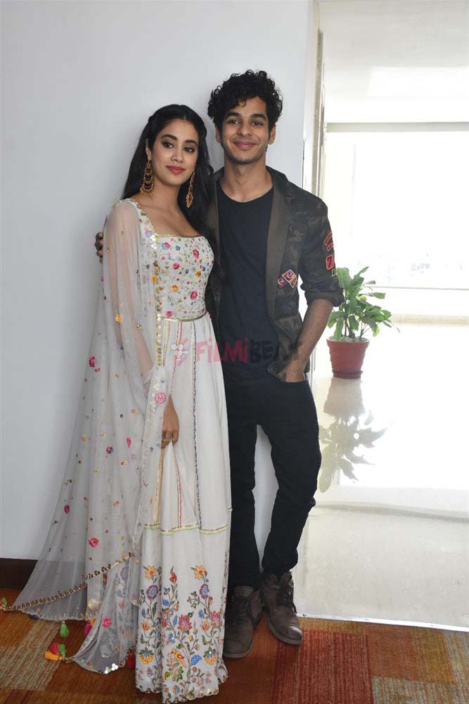 Jhanvi Kapoor & Ishan Khattar Promotion Photoshoot For Dhadak In New Delhi