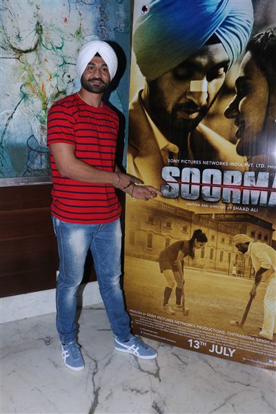 Diljit Dosanjh Promoting Upcoming Movie Soorma