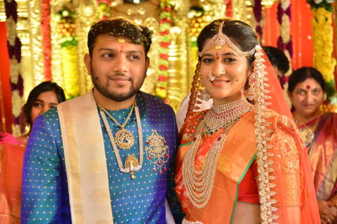 Celebs Attended Producer Ganesh Brothers Daughter Ashritha Wedding With Sai Pavan