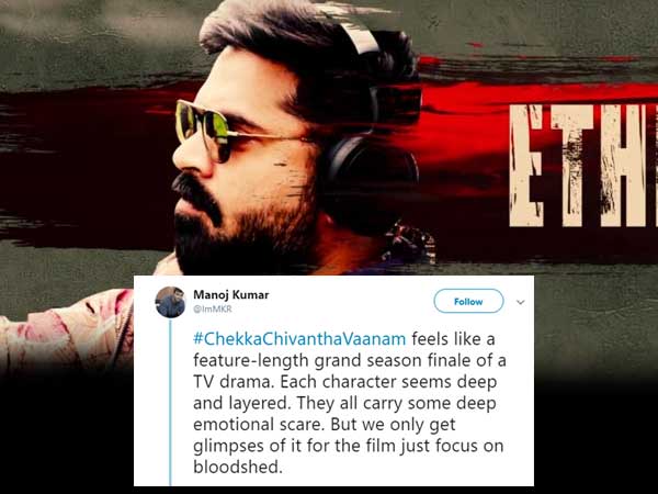 Chekka Chivantha Vaanam Twitter Audience Reaction
