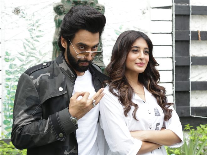 Jacky Bagnani and Kritika Kamra promotes Mitron in New Delhi