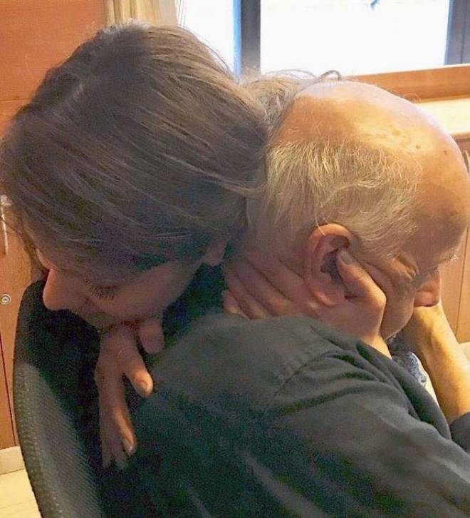 Rhea Chakraborty And Mahesh Bhatt Viral Photos