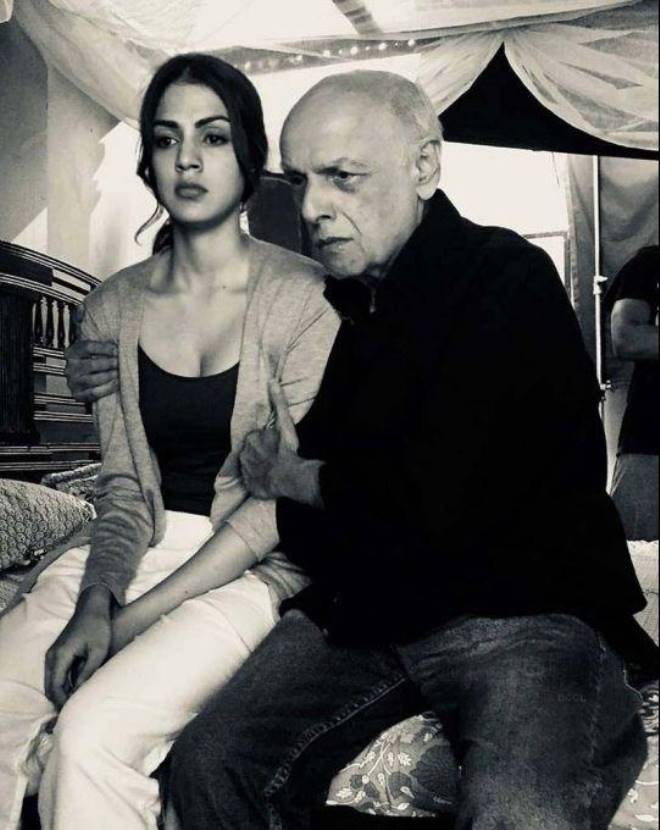 Rhea Chakraborty And Mahesh Bhatt Viral Photos