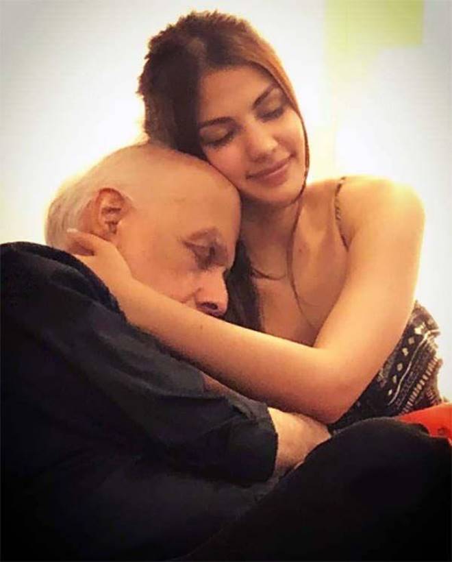 Rhea Chakraborty And Mahesh Bhatt Viral Photos