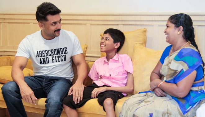 Suriya Sivakumar Family Adopts A Child