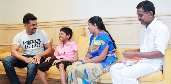 Suriya Sivakumar Family Adopts A Child