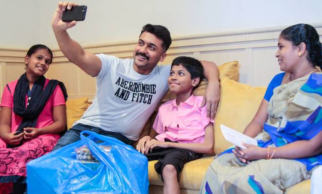Suriya Sivakumar Family Adopts A Child