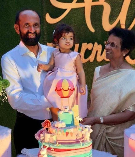 Actress Asin Daughter Arin's First Birthday Celebration
