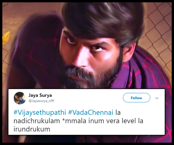 Vada Chennai Twitter Audience Reaction