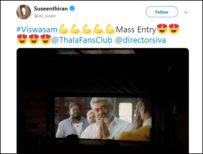 Celebs Reaction For Ajith Kumar Viswasam Movie