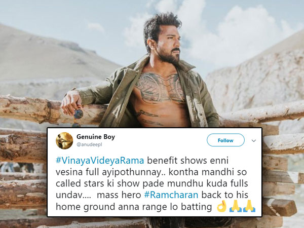 Vinaya Vidheya Rama Audience Reaction