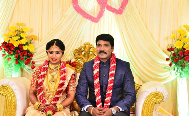 Jangiri Madhumitha And Moses Joel Marriage Photos