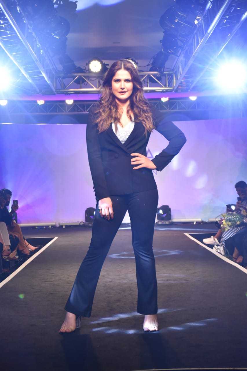 Zarine khan At Lingerie Plus Size Fashion Show