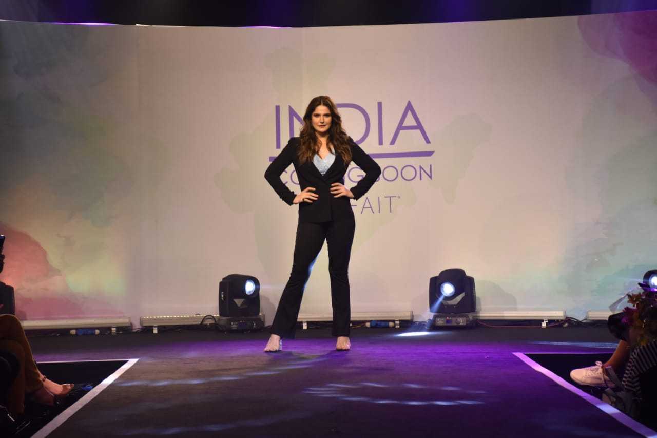 Zarine khan At Lingerie Plus Size Fashion Show