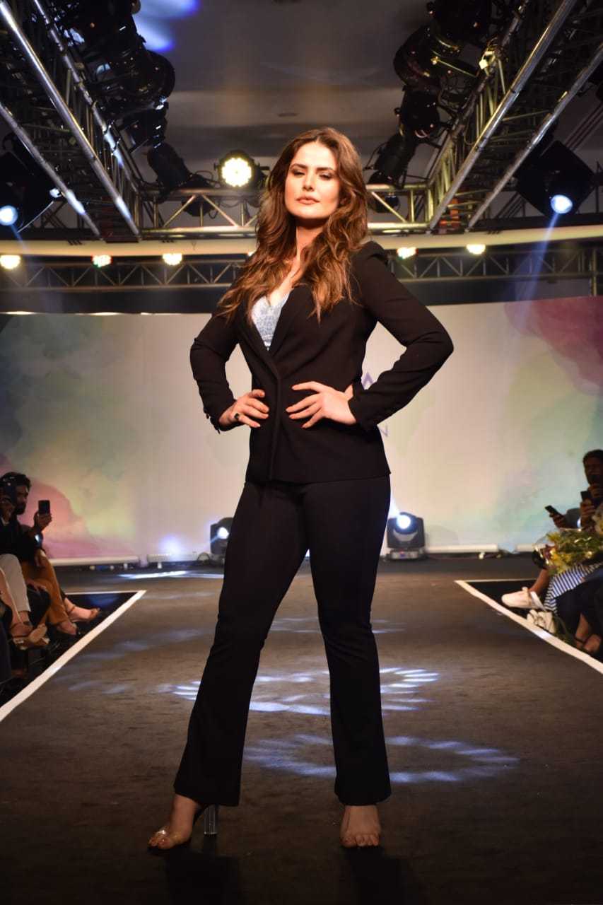 Zarine khan At Lingerie Plus Size Fashion Show
