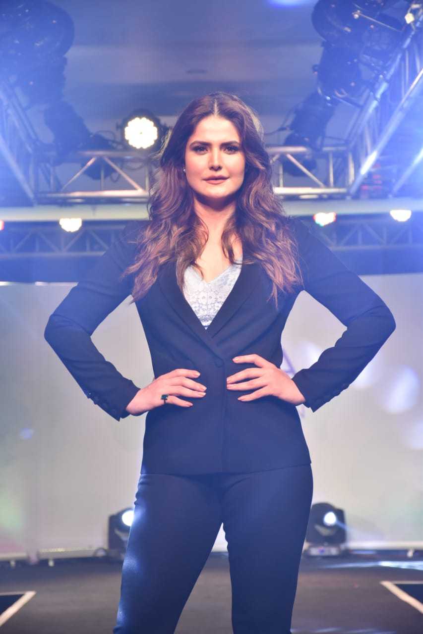 Zarine khan At Lingerie Plus Size Fashion Show