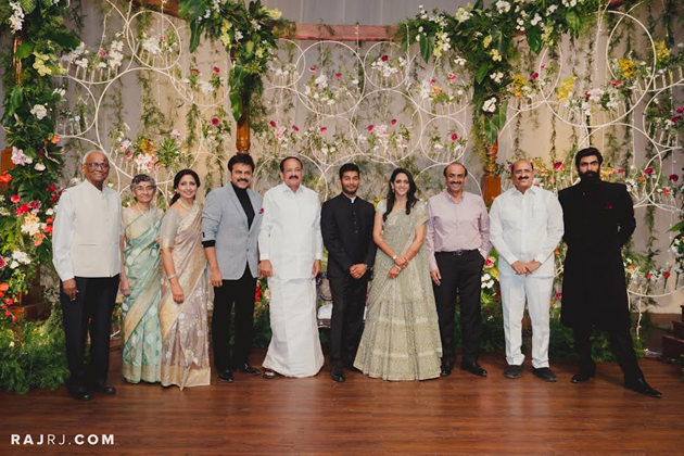 Venkatesh Daughter Ashritha Wedding Reception Photos