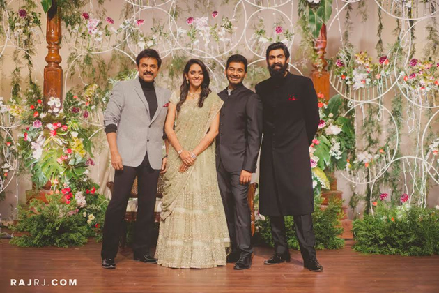 Venkatesh Daughter Ashritha Wedding Reception Photos