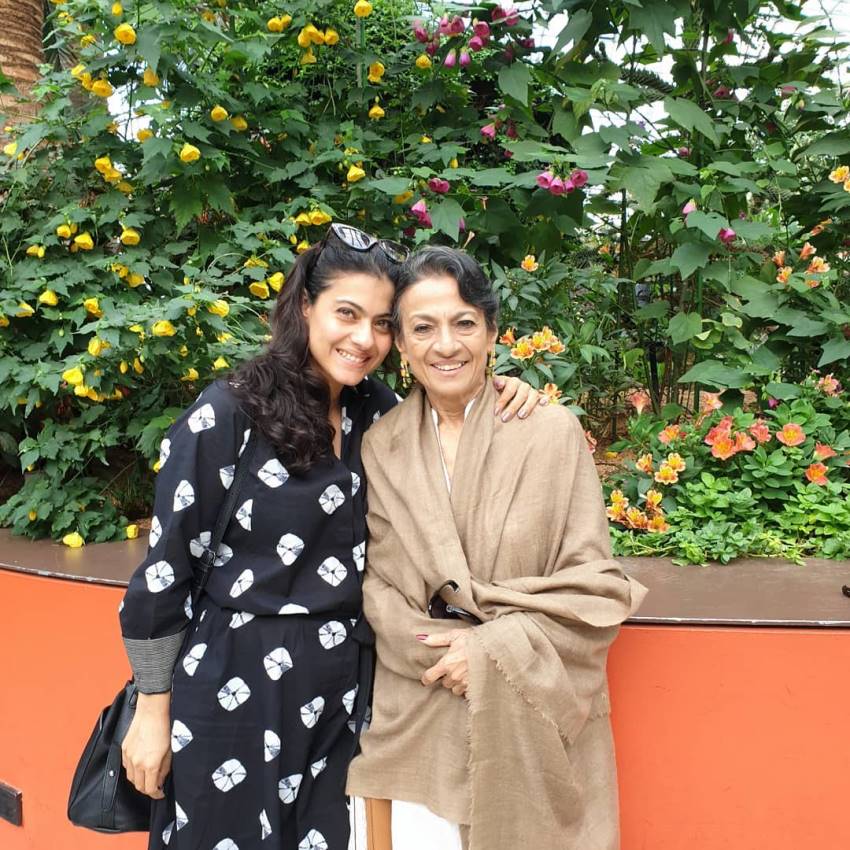 Actress Kajol Family Photos