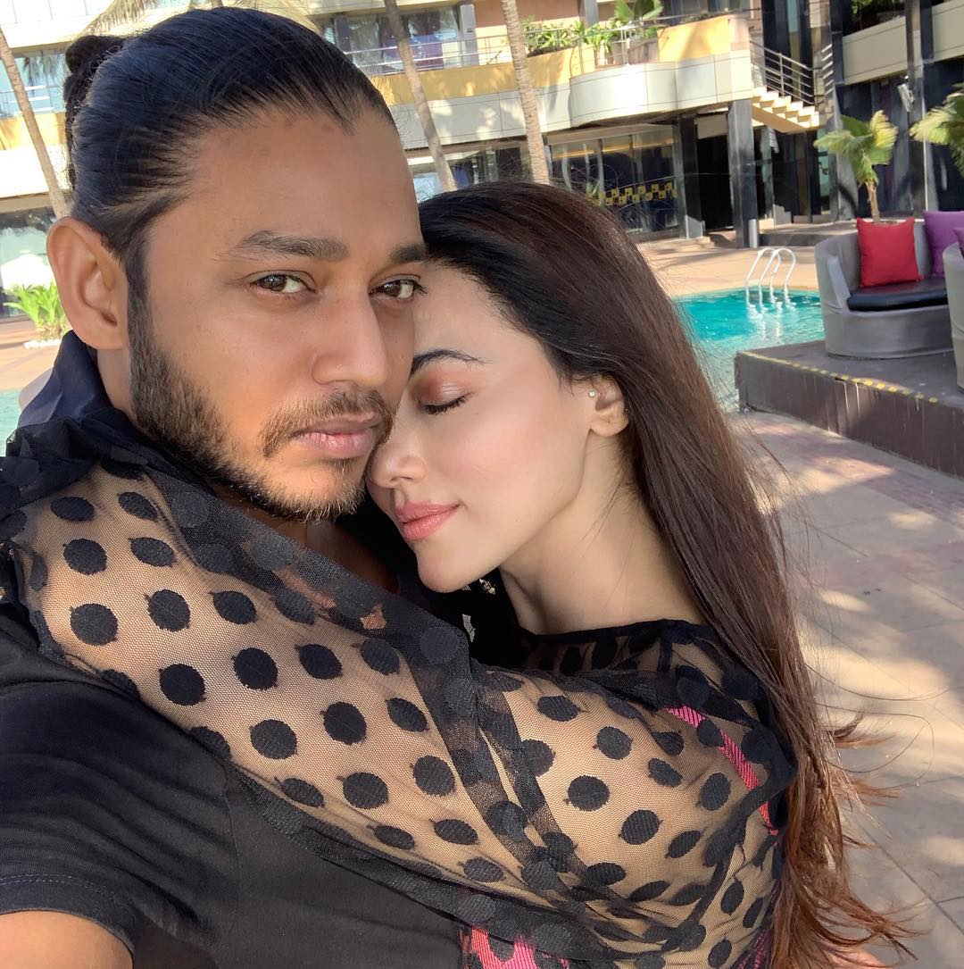 Sana Khan With Her RealLife Boyfriend Melvin Louis, Sana Khan and Melvin Louis Couple Photos