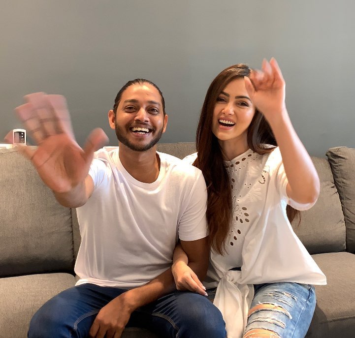 Sana Khan With Her Real-Life Boyfriend Melvin Louis