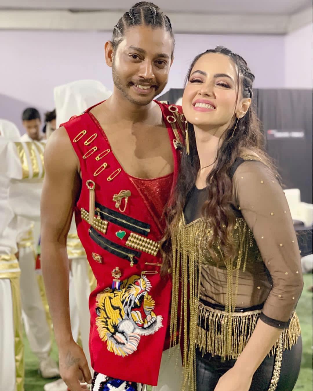 Sana Khan With Her Real-Life Boyfriend Melvin Louis