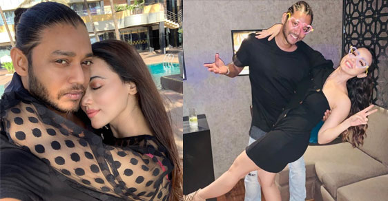 Sana Khan With Her Real-Life Boyfriend Melvin Louis