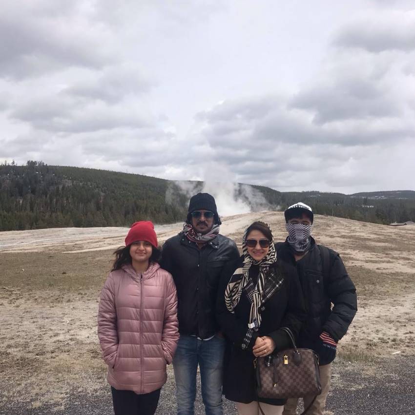Kannada Actor Upendra Family Foreign Tour Photos