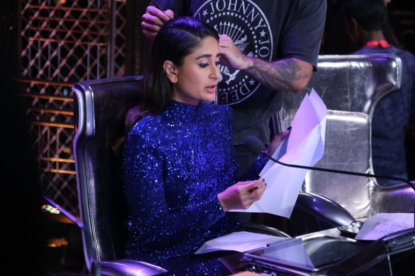 Kareena Kapoor snapped on the sets of Dance India Dance