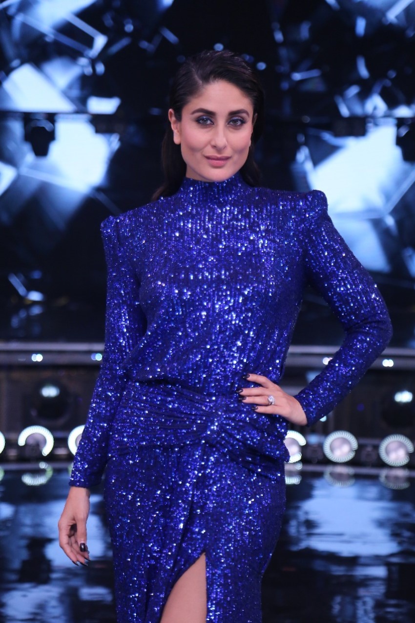 Kareena Kapoor snapped on the sets of Dance India Dance