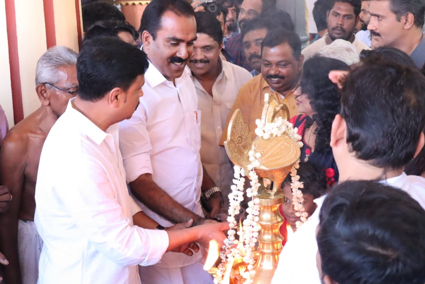 Dileep's brother Anoop's movie pooja stills