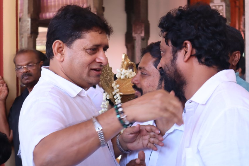 Dileep's brother Anoop's movie pooja stills