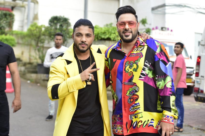 Malaika Arora & Badshah snapped on the sets of Dance India Dance