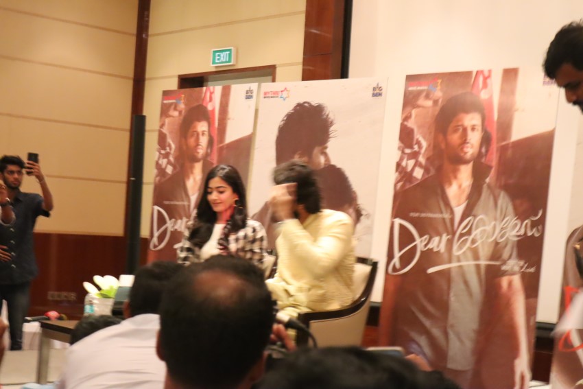 vijay devarakonda and rashmika mandanna in Kochi- Dear Comrade movie Promotion