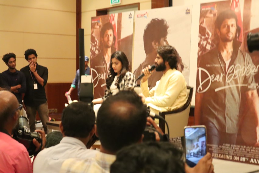 vijay devarakonda and rashmika mandanna in Kochi- Dear Comrade movie Promotion