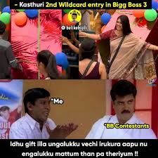 Bigg Boss Tamil Season 3 Funny Memes
