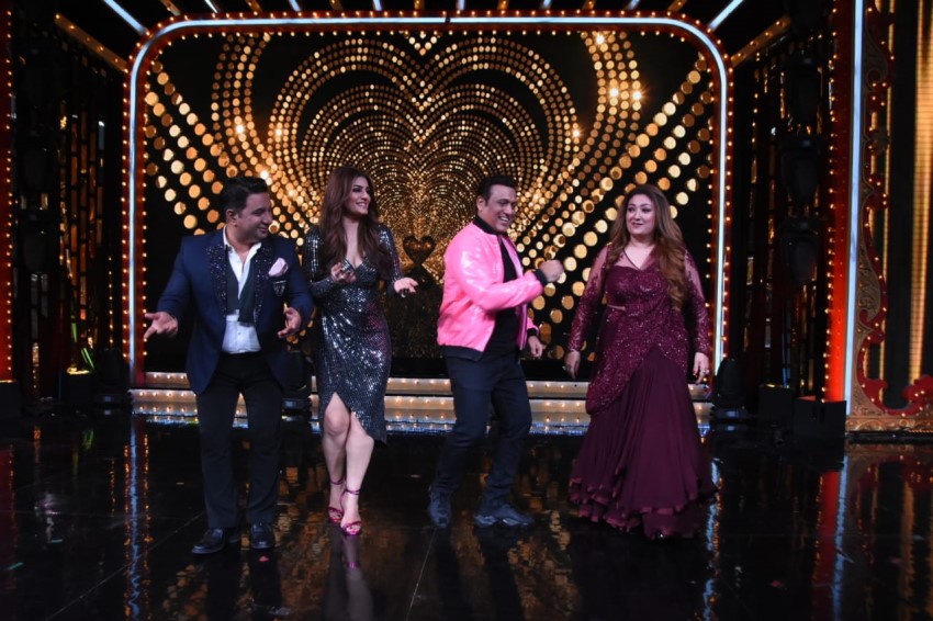Govinda, Sunita Ahuja & Raveena Tandon snapped on the sets of Nach Baliye