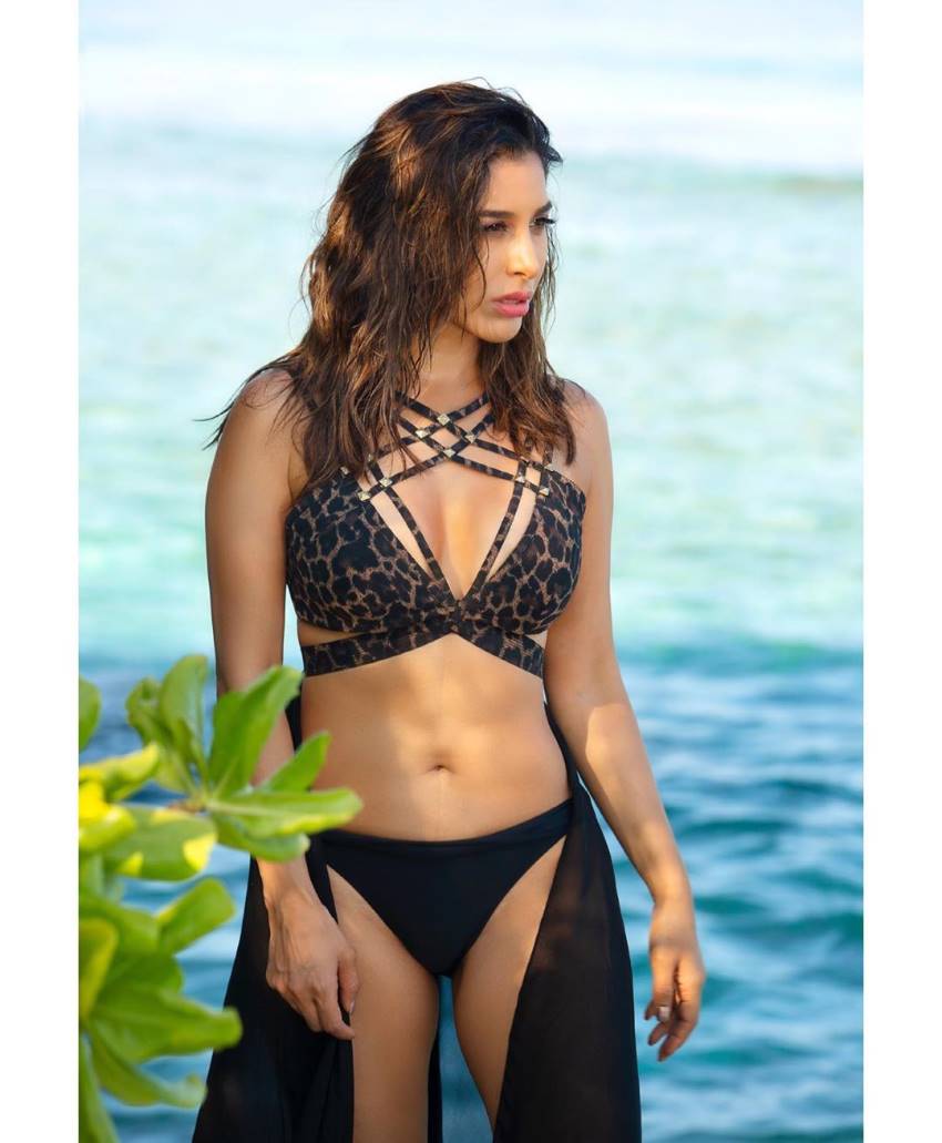Sophie Choudry Beach Vacation Pictures
