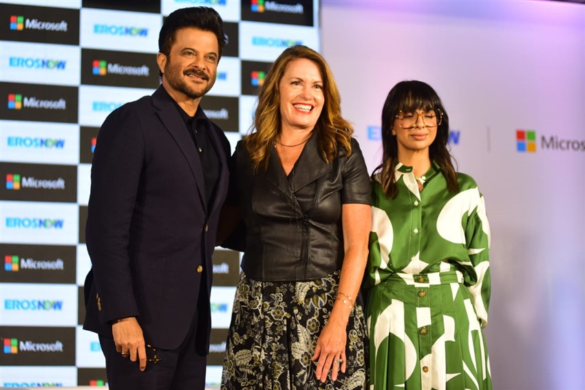 Anil Kapoor At ErosNow & Microsoft Event For The Next Level Of Innovation