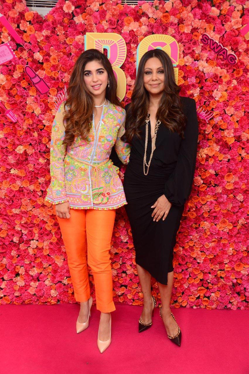 Gauri Khan and Iman Allana At 1 Year Anniversary Celebration Of Brand Bollyglow