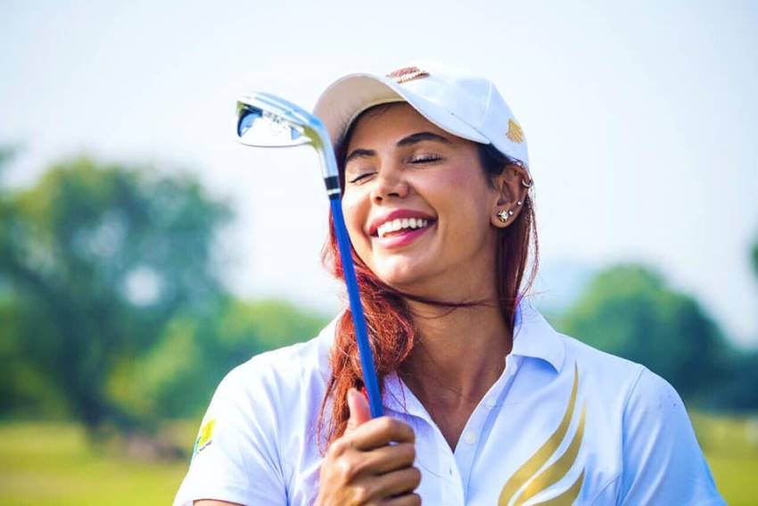 Glamorous Golf Player Sharmila Nicollet Photos